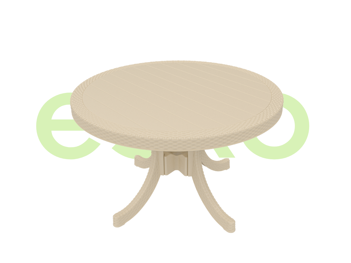 RATTAN CM Q 120 CM YUVARLAK MASA